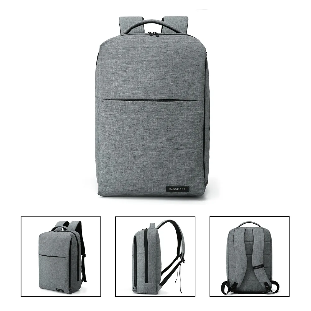 BAGSMART новый ноутбук рюкзак универсальный 15 6 дюймов для рюкзаки женщин и мужчин