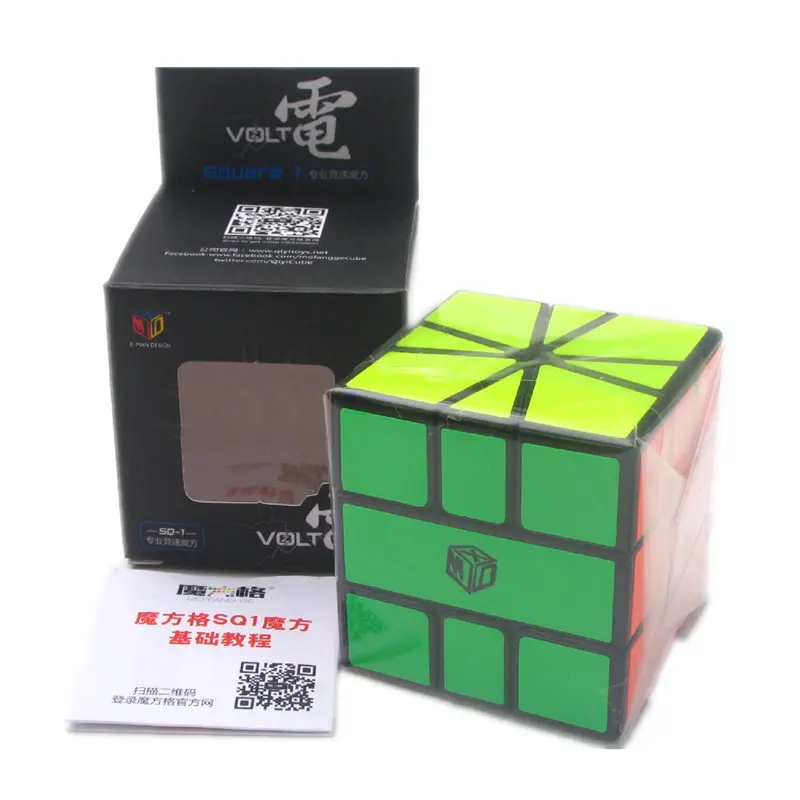 Qiyi X-MAN вольт кв-1 Stickerless Square One SQ1 Mofangge Cubo Magico головоломки Обучающие игрушки подарки