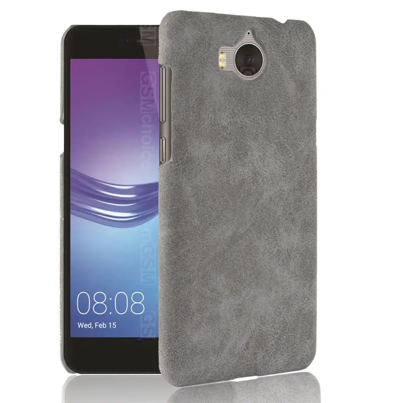 For Huawei Y6 2017 Case Mya-L41 Luxury Retro PU Leather Phone Y 6 Mya-L11 Mya L41 |