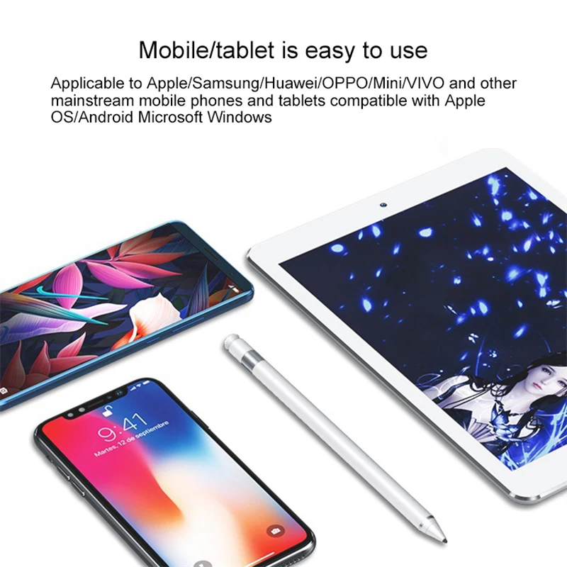 HAWEEL Stylus Pen High Precision Active Capacitive For iPad iPhone Samsung Huawei Tablets Mobile Phone Touch Painting | Компьютеры и