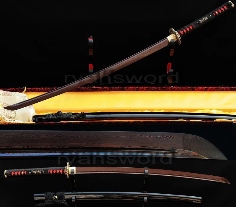 Ручная работа красный складной стальной рандомный меч KATANA|katana forging|katana fabrickatana