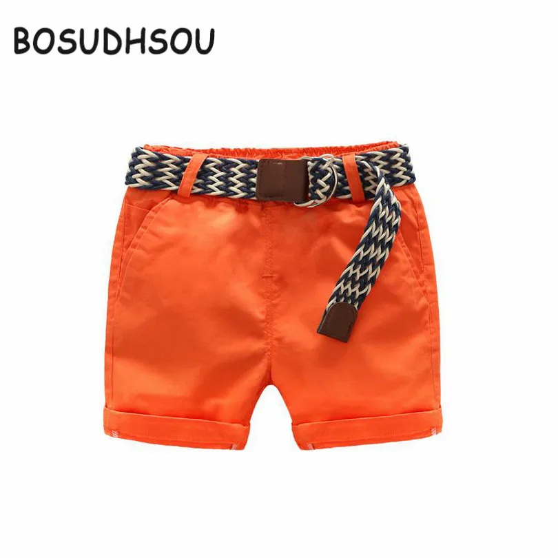 Bosudhsou/Повседневные Шорты Для маленьких мальчиков дизайнерские Короткие штаны
