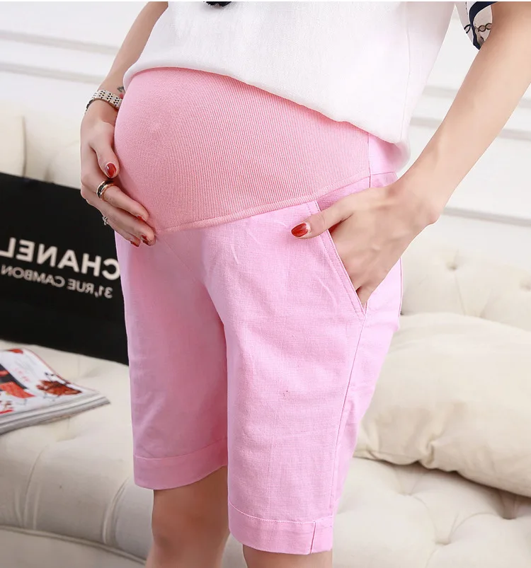 Хлопковые шорты для беременных летние одежда больших размеров 4XL Одежда