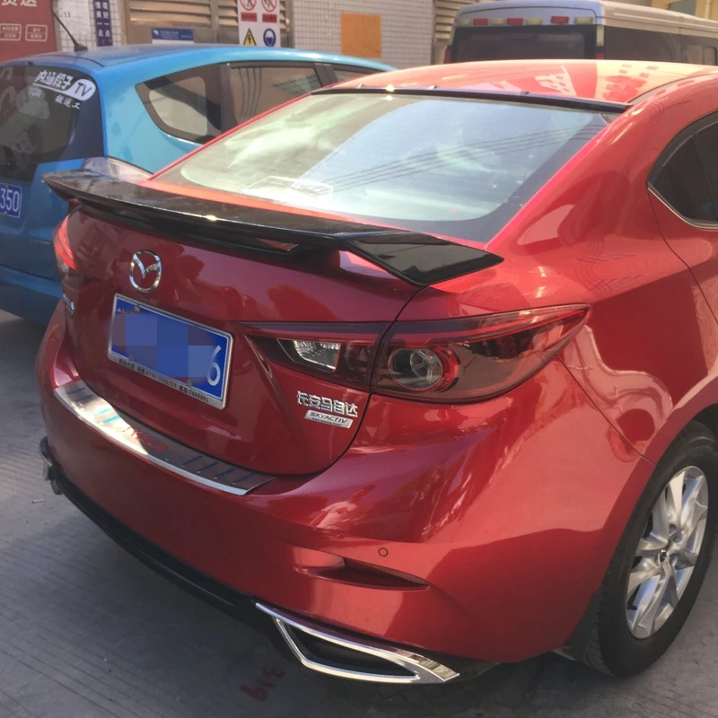 Высокое качество ABS спойлер из материала для Mazda 3 M3 Axela до год спойлер грунтовка или любой цвет для Mazda 6 Axela