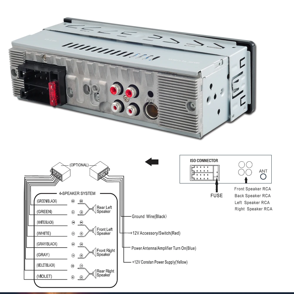 HEVXM 2018 Новинка 12 в автомобильный Радио MP3 аудио плеер Bluetooth AUX USB SD MMC стерео FM Авто
