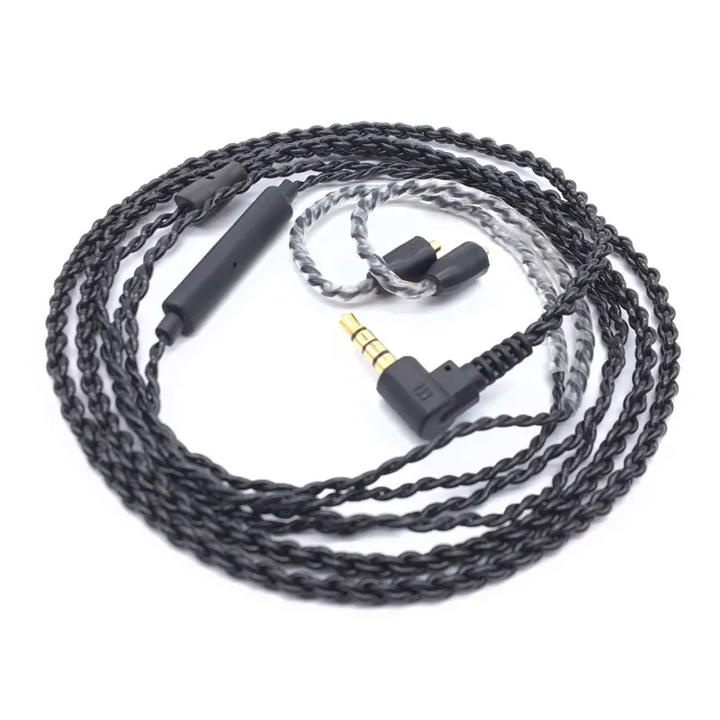 DIY SE215 HIFI гарнитура MMCX обновленный кабель для Shure SE315 наушники кабели наушников