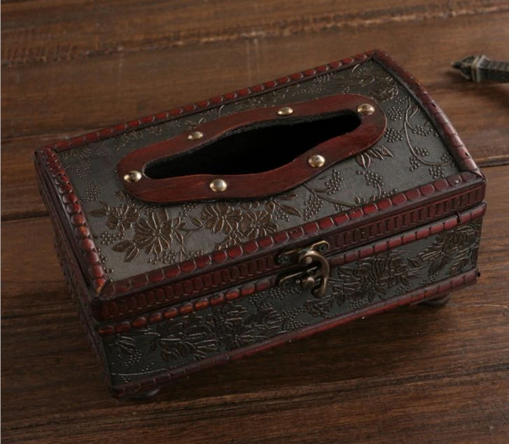 Бесплатная доставка! Креативная античная деревянная коробка для