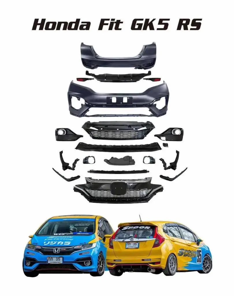 Полипропиленовый полноразмерный комплект сплиттер боковая юбка спойлер