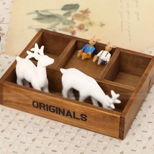 Do Old Boxes Чехол-держатель деревянные поделки сундуки с сокровищами винтажные Ретро