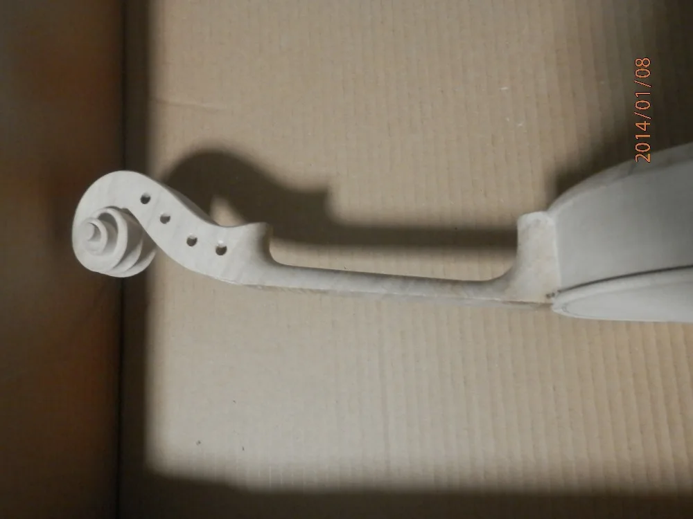 Белая НЕОБРАБОТАННАЯ скрипка неприклеенная в стиле барокко размер 4/4|white unfinished