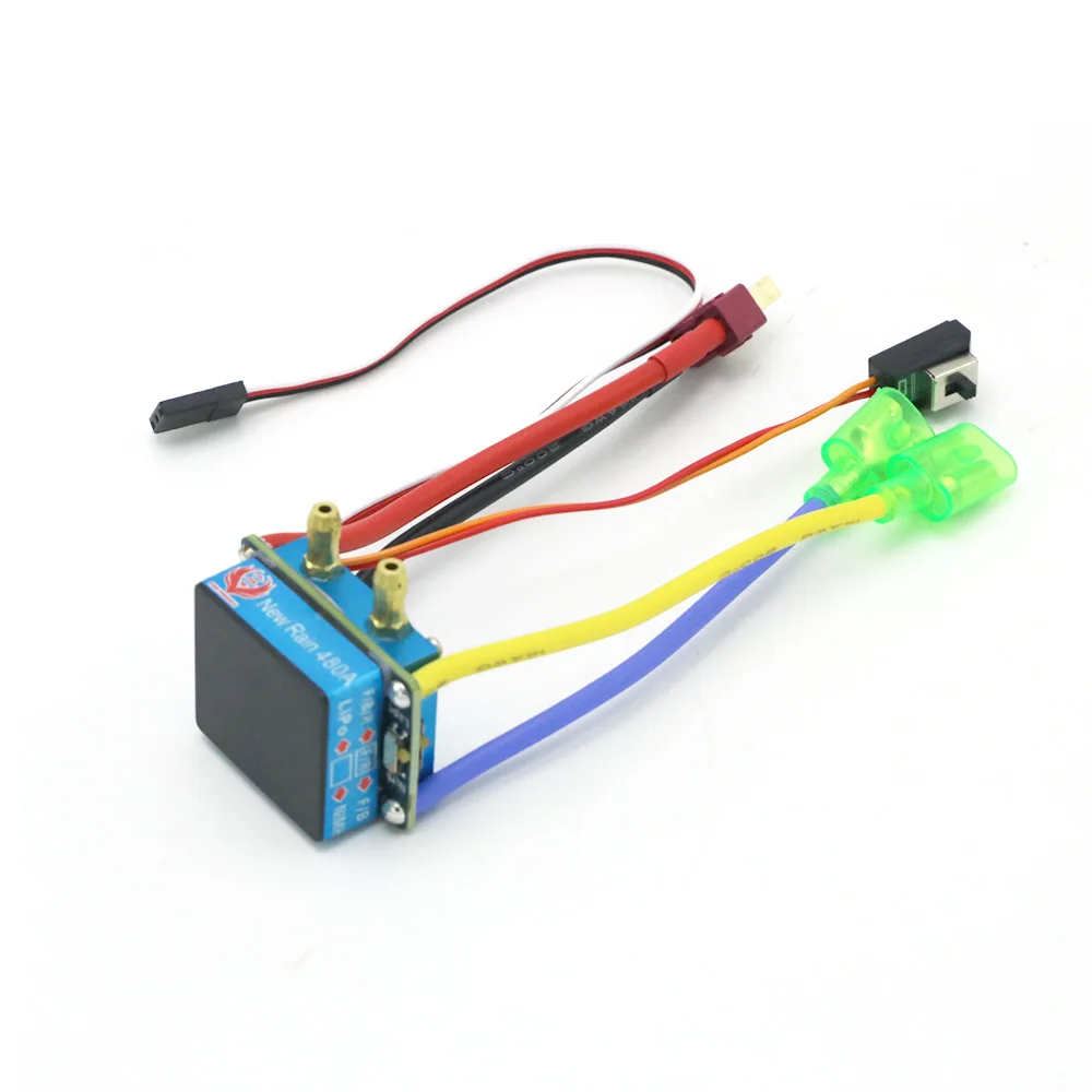 RC ESC 320A 480A почищенный ESC Скорость контроллер с двойным режимом регулятор ленточного тормоза 5V 3A для 1/10 пульт ДУ для дистанционно управляемой машины лодки