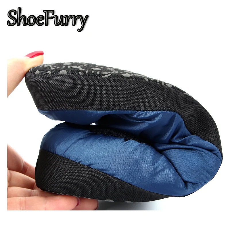 Меховые зимние домашние тапочки мужская повседневная обувь теплая Домашняя из