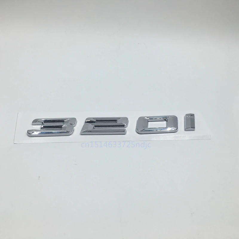Серебряный цвет 320I 325I 328I 330I 335I 340I наклейка на заднюю часть автомобиля с эмблемами