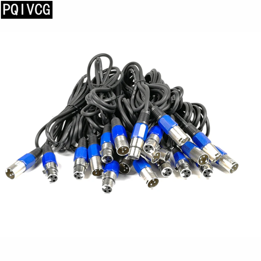 

10 шт./3-PIN dmx сигнальные линии dmx сигнальный кабель Led par Светильник движущийся головной свет s dmx кабель