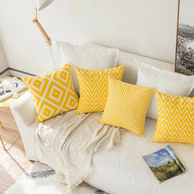 Наволочка для подушки с вышивкой наволочка в стиле бохо 100% хлопок свадебной