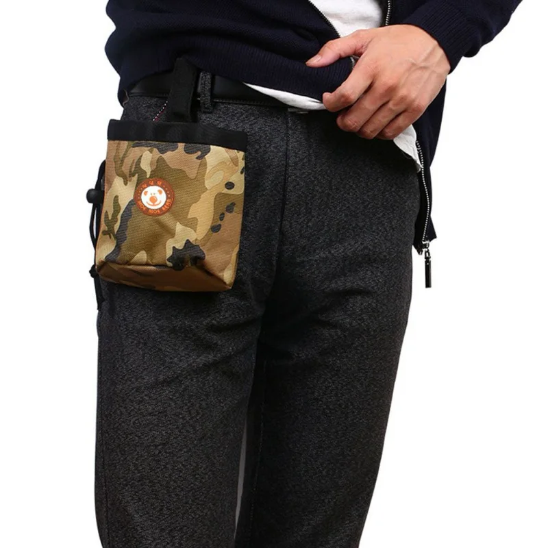 Поясная сумка для собак кошек кормления закусок карманная держатель хранения