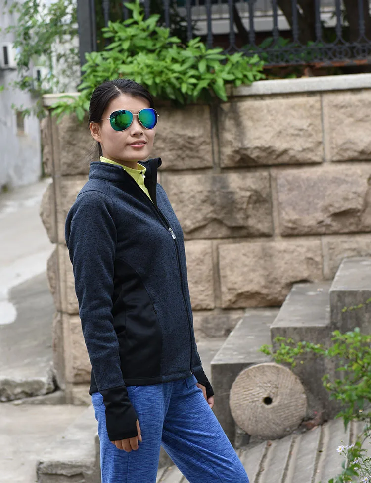 Куртка женская флисовая с длинным рукавом и стоячим воротником|jacket hoddie|jacket