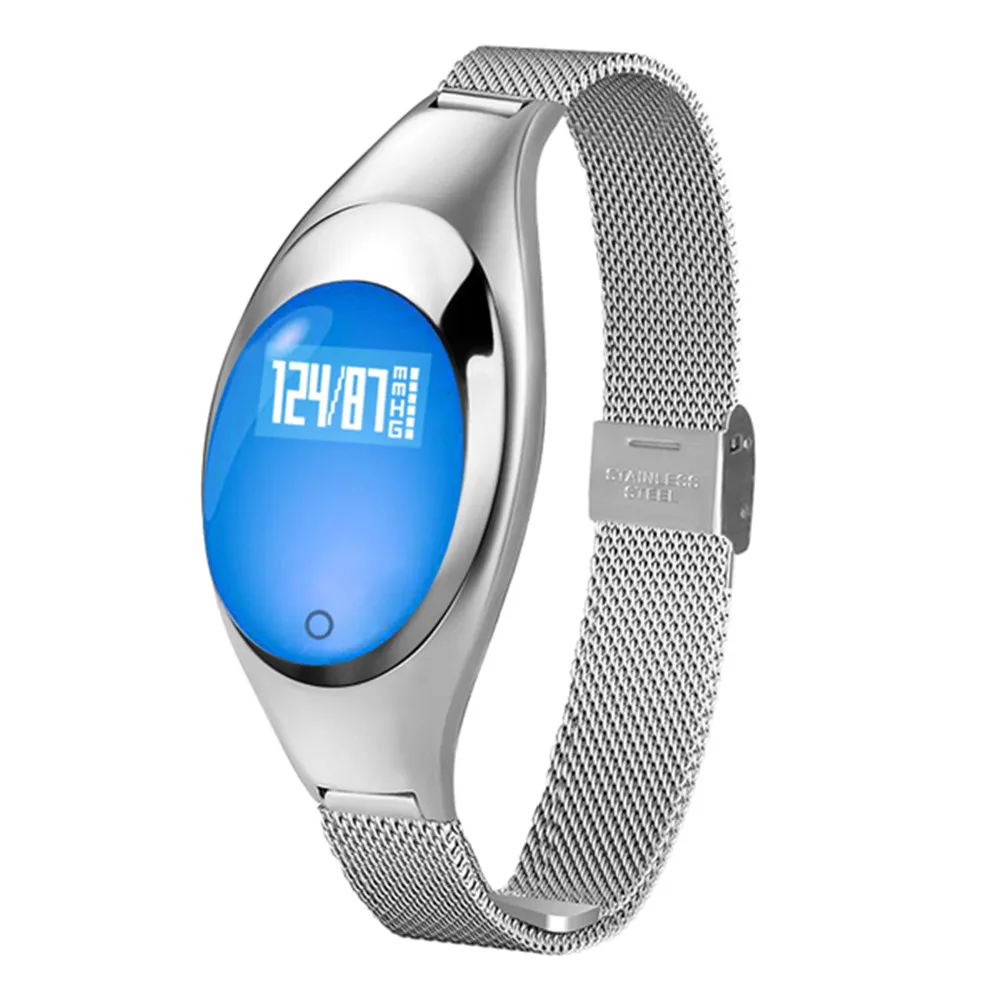 Voberry смарт-браслет для женщин Z18 Bluetooth Android Ios кровяное давление монитор сердечного