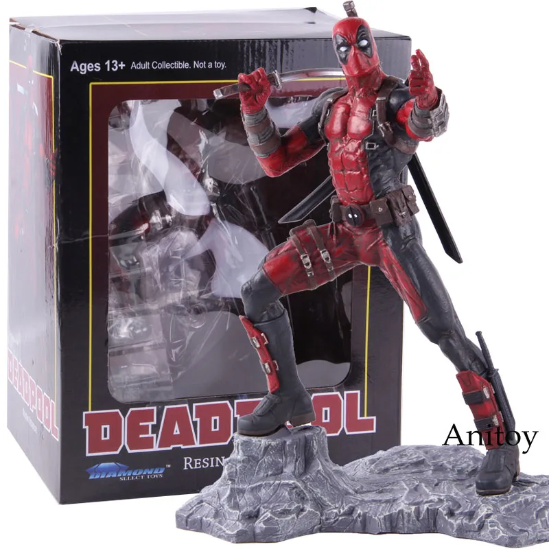 Алмазные игрушки, фигурка Дэдпул, коллекция Marvel, статуя Дэдпула из смолы, Коллекционная модель игрушки