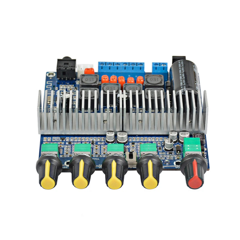 AIYIMA 100 Вт + 2*50 TPA3116 2 1 Bluetooth цифровой усилитель мощности в собранном виде плата