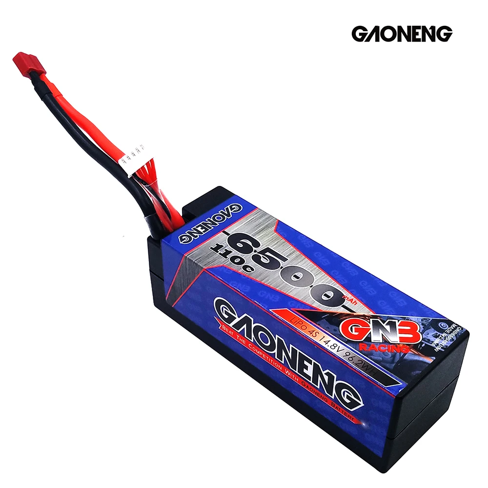 Gaoneng GNB 6500mAh 4S 14,8 V 110C/220C твердый корпус LiPo батарея T Разъем для RC HPI HSP 1/8 1/10 багги RC автомобиль Грузовик Рок Гусеничный