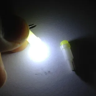 100X 12В Автомобильный интерьер T5 led приборная панель клиновидная Керамика 1