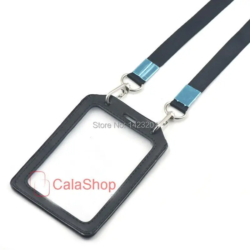 1 компл./лот держатель для карт из натуральной кожи с вертикальным ремешком и