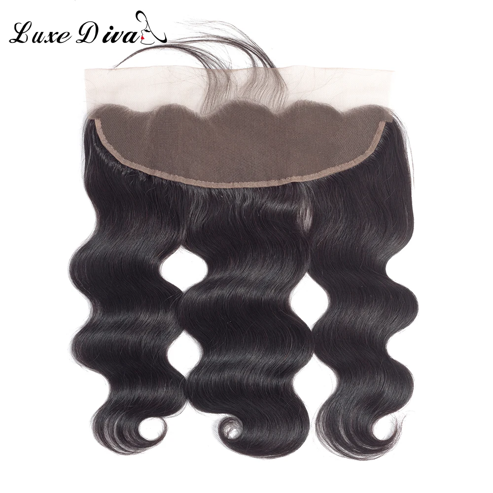 Бразильские кружевные фронтальные волнистые 100% человеческие волосы не Реми 13x4