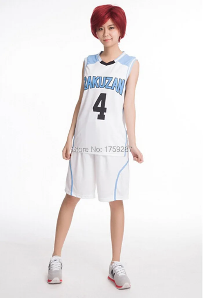 Аниме Kuroko no Basuke RAKUZAN школьный баскетбол мяч Униформа Акаси сейюро спортивный