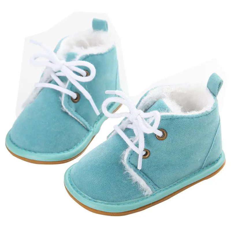 2019 Newborn Boys Girls Lace-up Shoes Frist Walkers Infant Autumn Warm Winter Baby | First