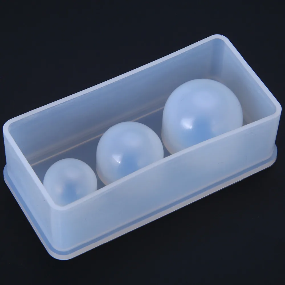 

1pc 15mm 20mm 25mm Sphere Ball Shape Silicone Mold for DIY Jewelry Making Resin Ornament Jewelry Making Craft Cake Decor Mould
