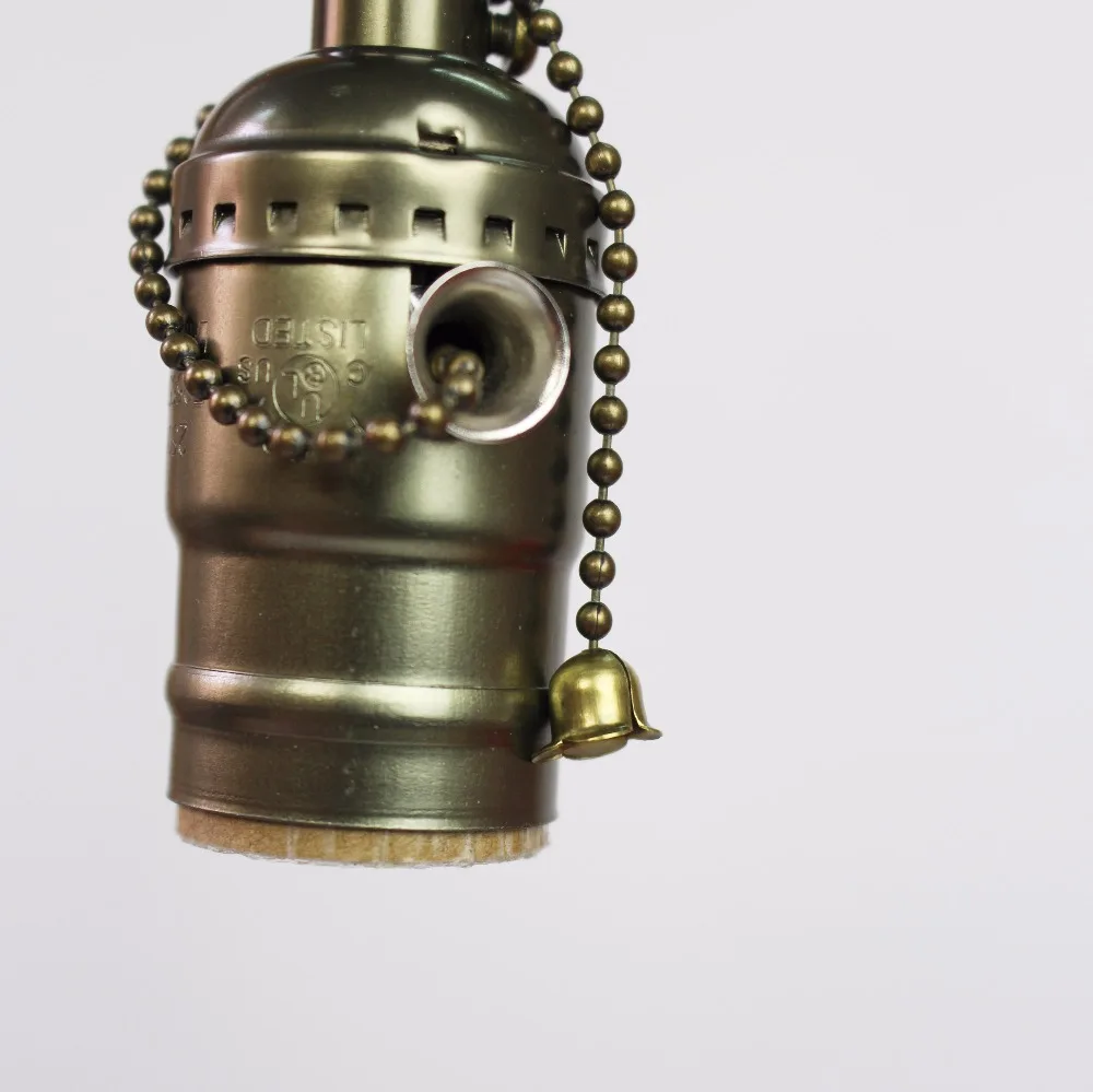 Алюминиевый винтажный цоколь лампы E27 110 В/220 В