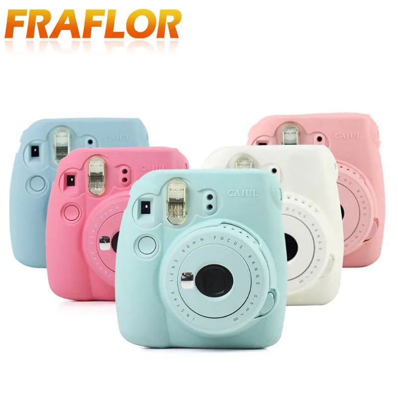 Мягкий силиконовый защитный чехол сумки чехлы для камеры подходит Polaroid Fujifilm Instax
