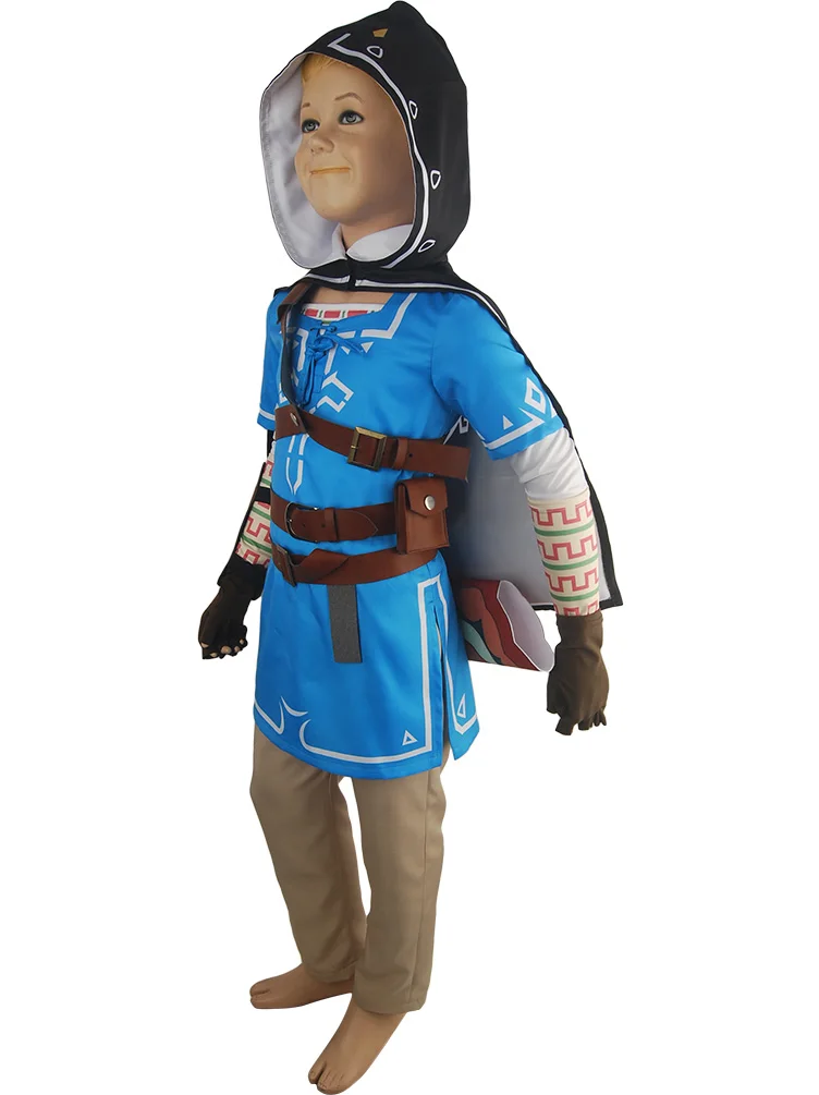 Дети Мальчики легенда о Зельде дыхание диких звеньев наряд униформа плащ