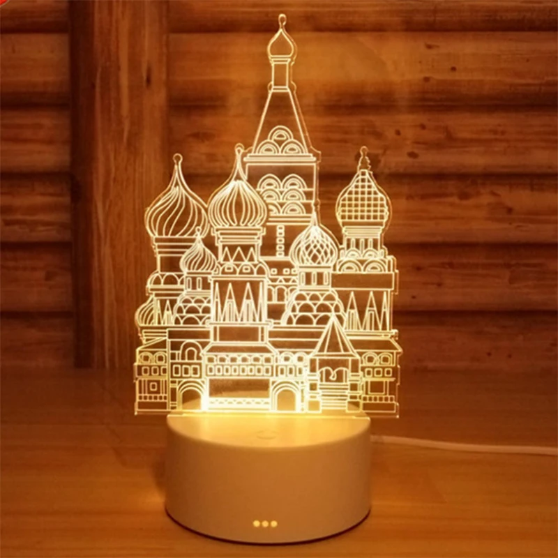 Креативный 3d ночник стереовидение Светодиодная настольная лампа мультфильм анимация моделирование технология настольная лампа для чтения подарок ребенку A11220