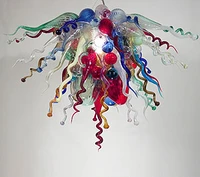 free shipping colorful glass chandelier for sale