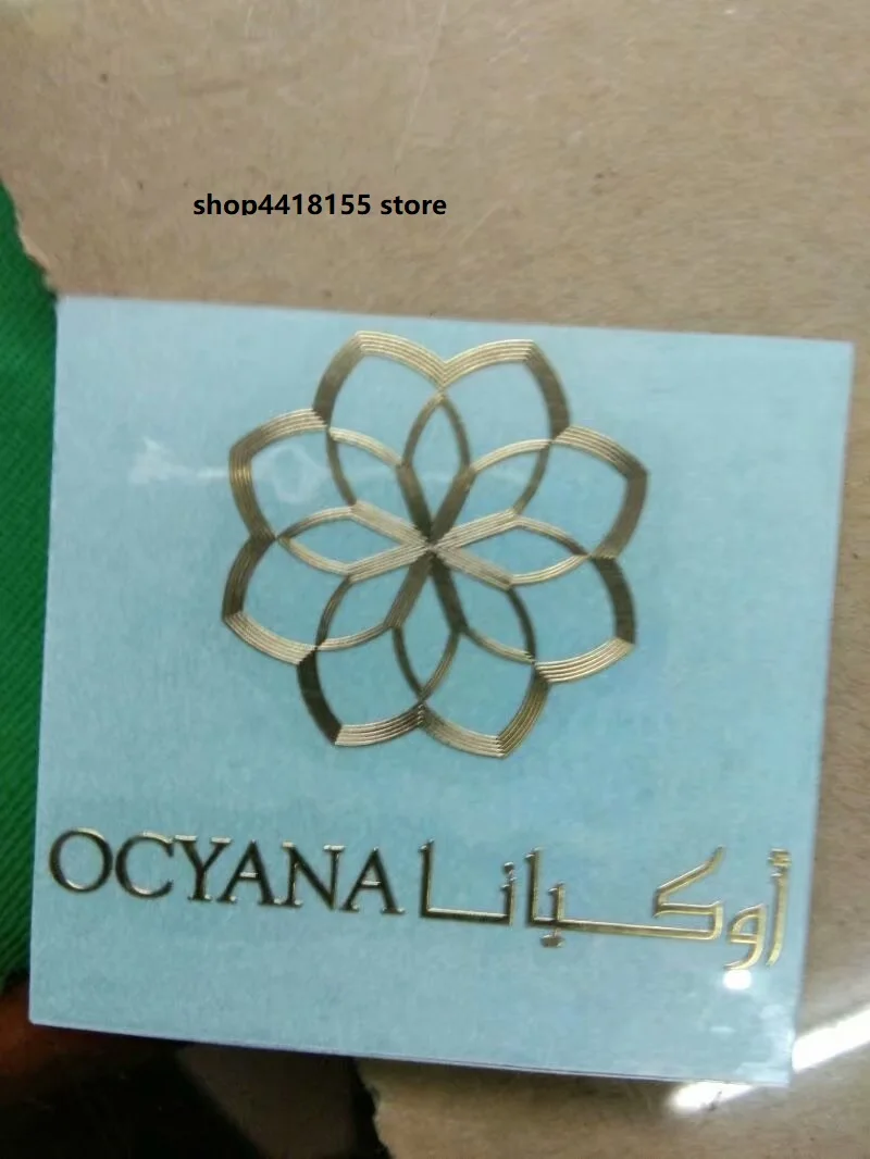 Oro 500 unids/lote de 3d etiqueta de metal Etiqueta de impresión de etiqueta de logotipo personalizado de plata collar de cartas cobre níquel