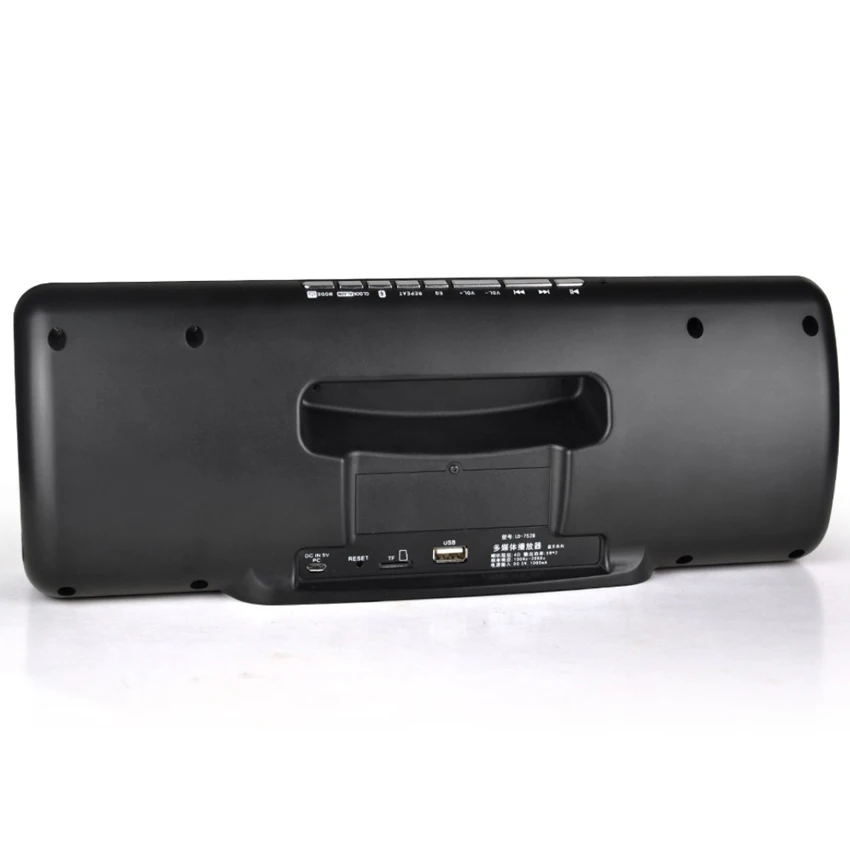 Новинка 2019 ЖК-цифровой дисплей беспроводной Bluetooth динамик fm-радио двойной