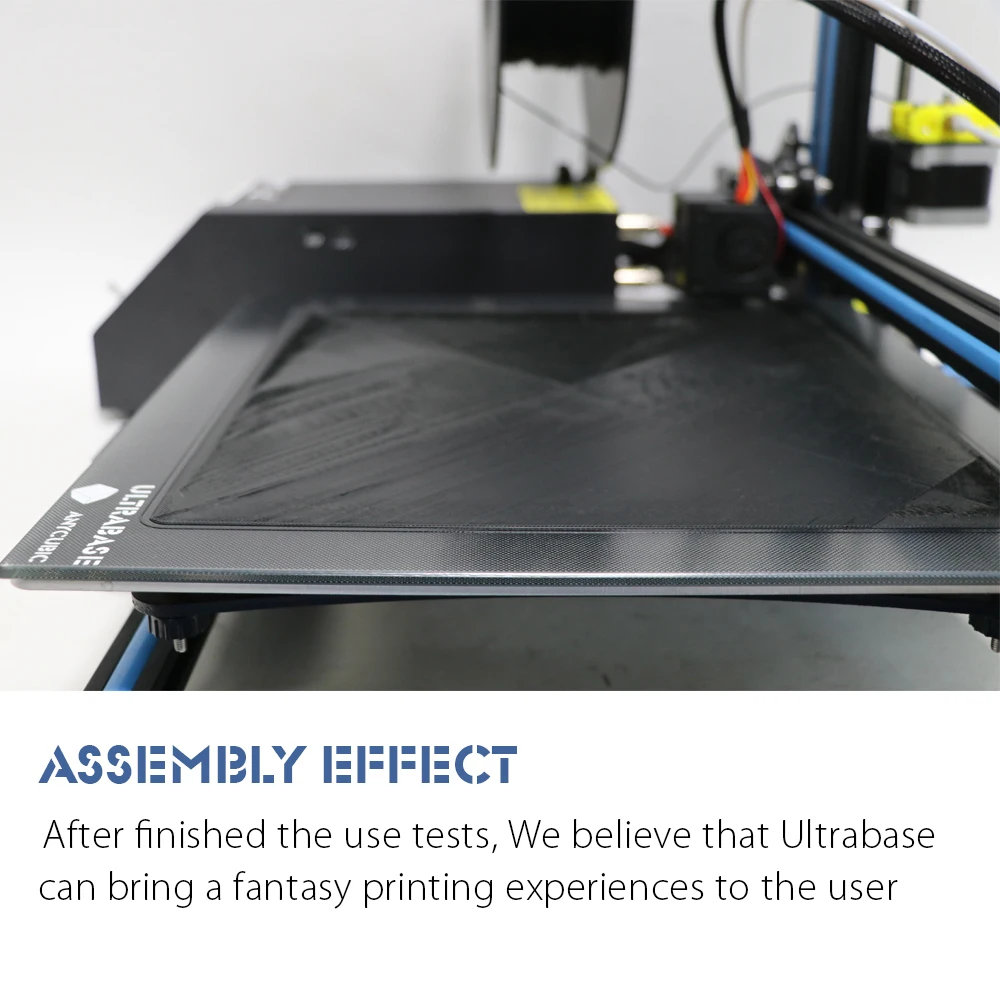 310*310mm Ultrabase 3D Printer Platform Heated Bed Build Surface Glass plate 310x310x4mm for Ancyubic cr10 MK2 MK3 Hot bed | Компьютеры и