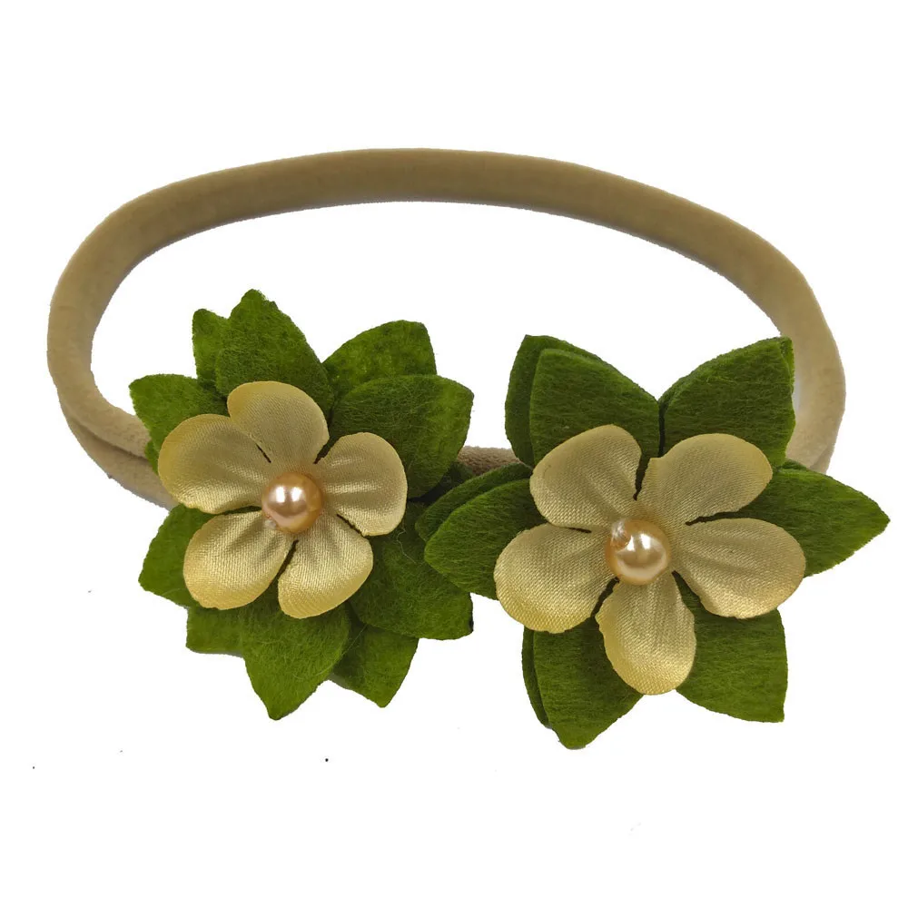 Baby Girls Headband Floral Elastic Hair Head Hairband Phtography Props Accessories Opaski Dla Niemowlaka Diadema Bebe | Детская одежда
