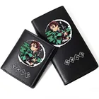 Длинный кошелек для мелочи Kamado Tanjirou, кошелек с надписью no Yaiba