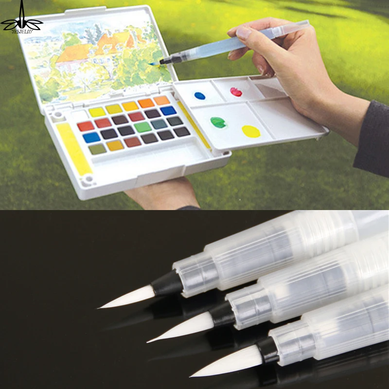 1 шт. ручка с кисточкой для каллиграфии и рисования|water color pen|brush pencoloring brush pen |