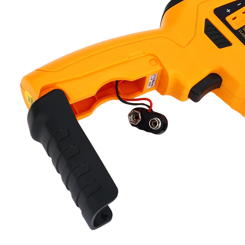 PEAKMETER PM6530D Digital Infrared Thermometer -50~800 Handheld LCD Display Temperature gauge Gun IRT K-type Ambient UV Light |