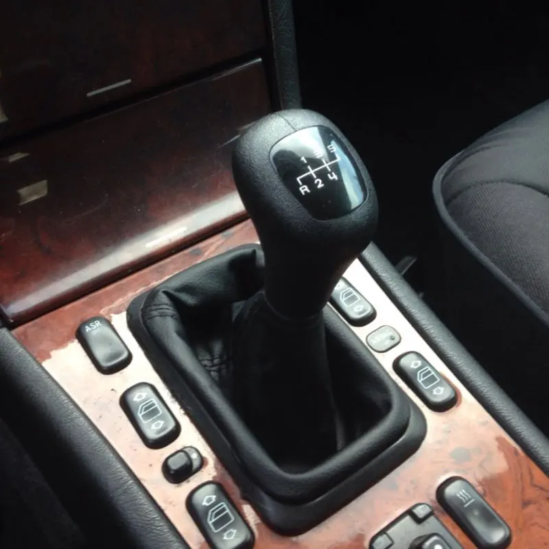 Ручки переключения передач автомобиля 5 / 6 с чехлом для Mercedes Benz W202 C Class S202 W208 C208 CLK