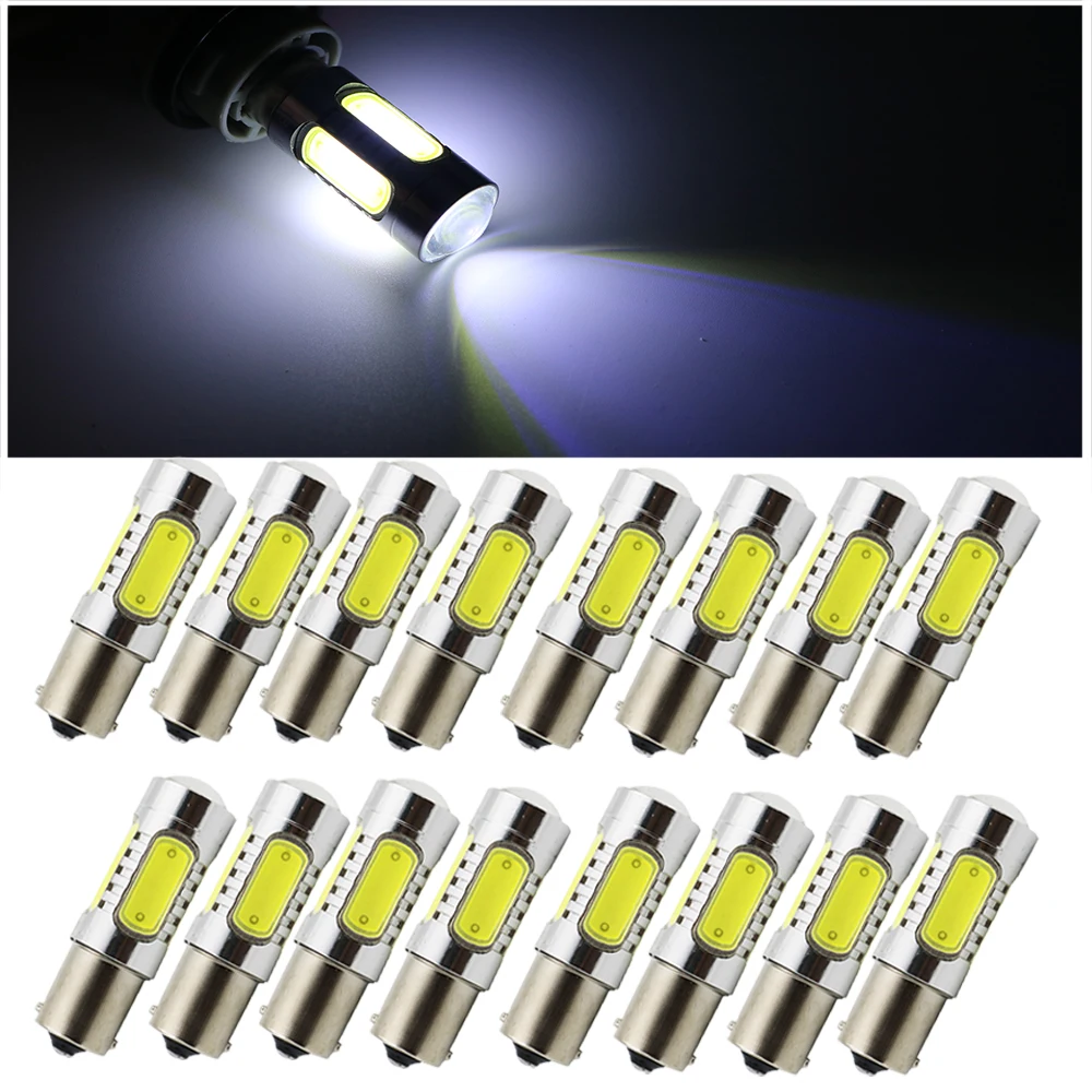 YSY сигнальный фонарь 50x супер яркий COB 7 5 Вт P21W Led 1156 BA15S R5W автомобильный