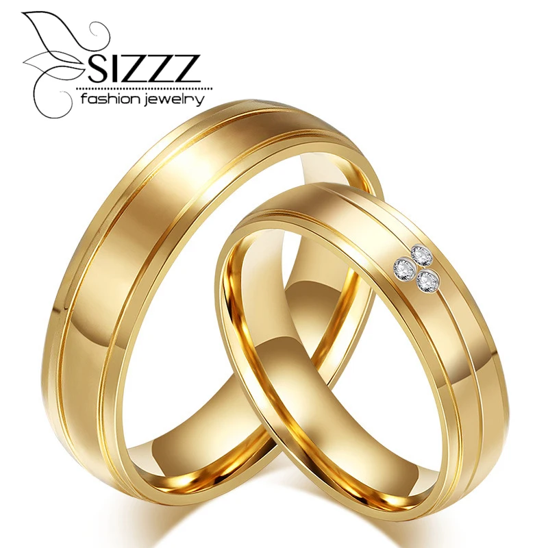 Дешевые Западные мужские и женские cz бриллианты из чистого титана его ее