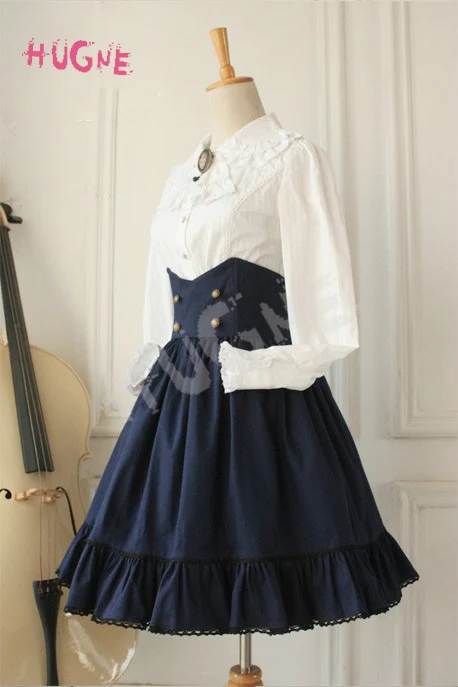 

Gothic High Waist Women's Skirt Retro Style Short Skirt Plus Size Midi Skirt Custom Tailored