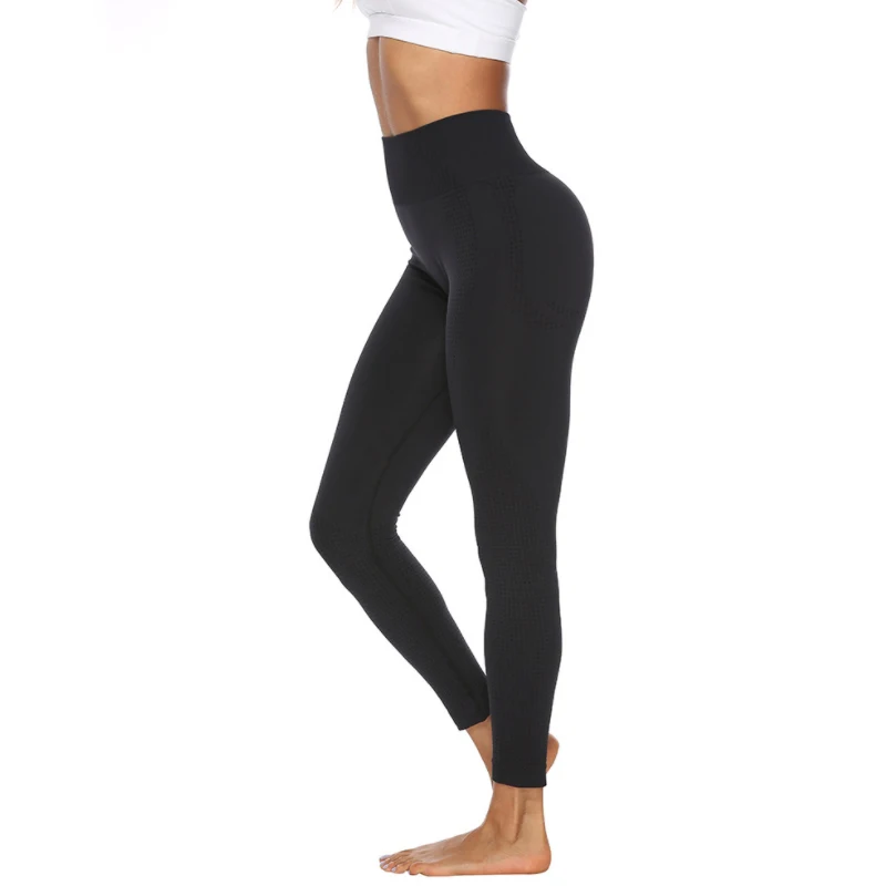 Seamelss Леггинсы для женщин высокая талия тренажерный зал Йога леггинсы