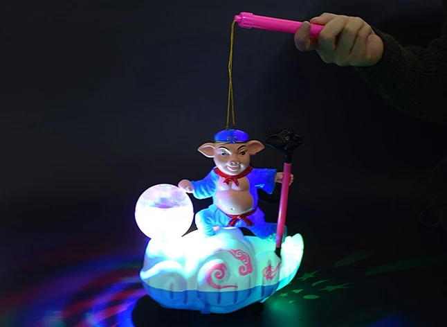 Светильник для детей универсальный электрический портативный фонарь Sun Wukong Pig Eight