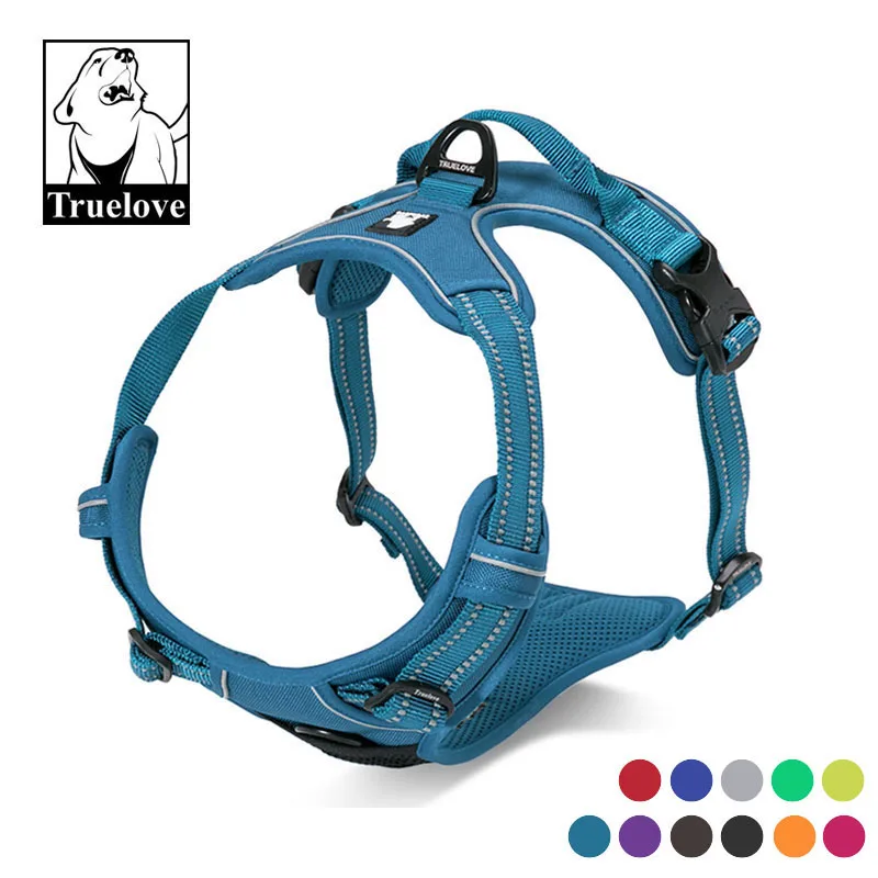 

Truelove Reflective Pet Puppy Large Dog Harness for Small Large Dogs No Pull Harness Vest Strap Pitbull Pug Beagle bull terrier